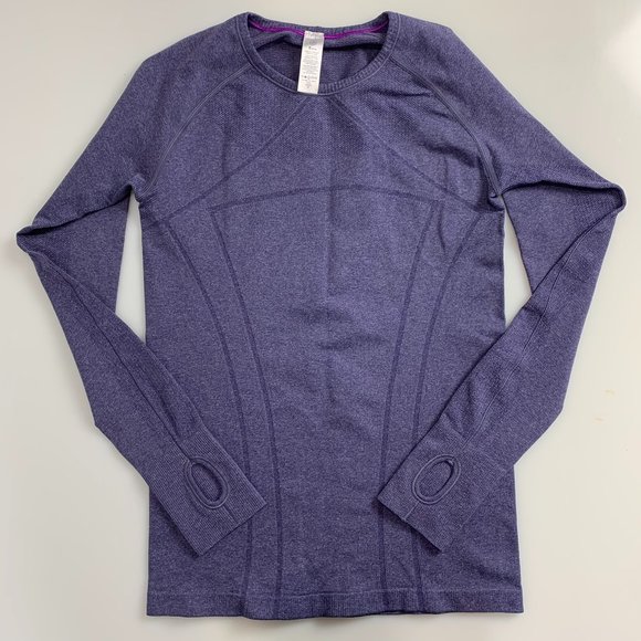Ivivva by Lululemon Fly Tech Long Sleeve Shirt in Purple - Girls 14 - Picture 1 of 8